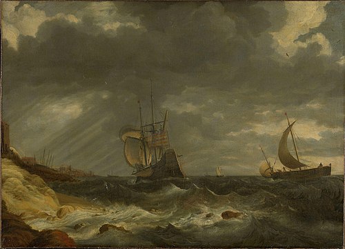 The Entrance of a Harbour, 1641, Bonaventura Peeters