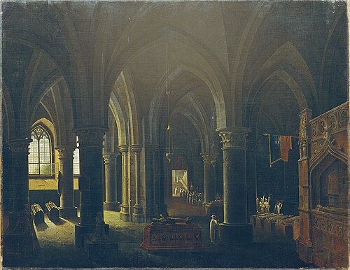 Gotisches Gruftgewölbe, 1828, Antonio de Pian