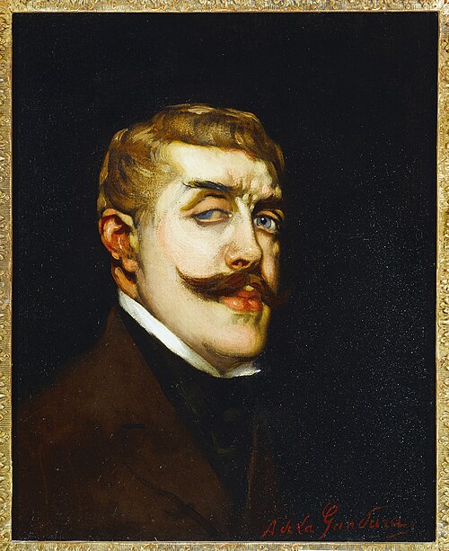 Portrait de Jean Lorrain (1855-1906), écrivain, 1900, Antonio de La Gandara