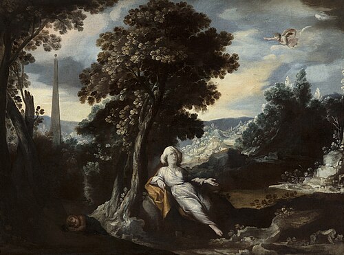 Hagar and Ismael, 1657, Antonio del Castillo y Saavedra