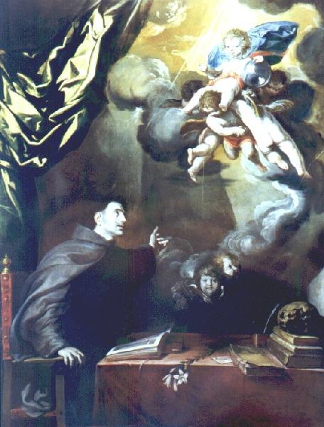 Aparición del Niño a San Antonio, , Antonio del Castillo y Saavedra