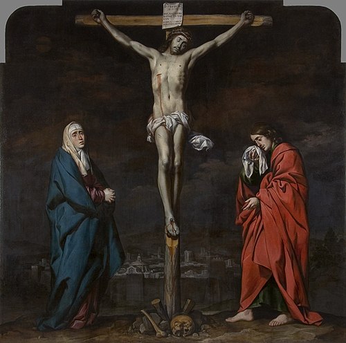 Crucifixion of Christ with Mary and John, 1649, Antonio del Castillo y Saavedra