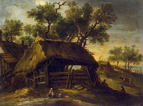 Landscape with Huts, 1650, Antonio del Castillo y Saavedra