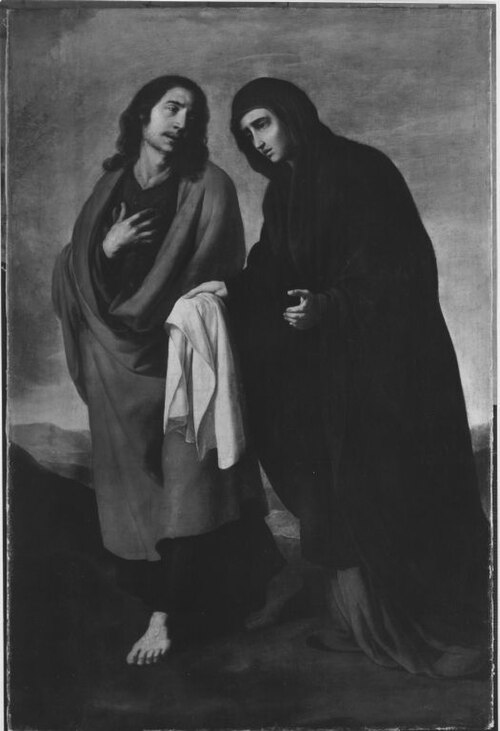 Maria und Johannes vom Kalvarienberg heimkehrend, 1642, Antonio del Castillo y Saavedra