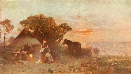 Fishermen's Hut at the Lake Balaton, , Géza Mészöly