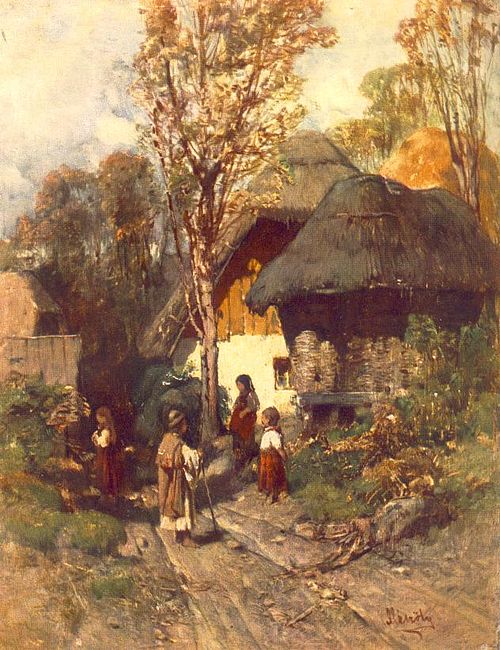 Bottom of the Village, 1879, Géza Mészöly