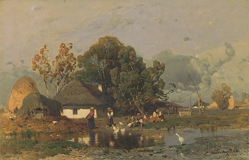 Na konci dediny, 1879, Géza Mészöly