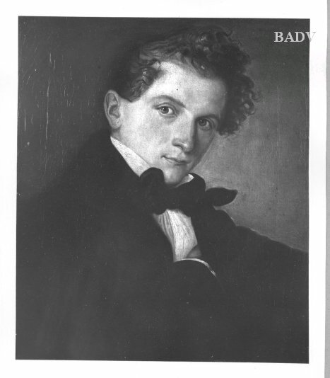 Portrait of a young gentleman, 1834, Ernst Otto