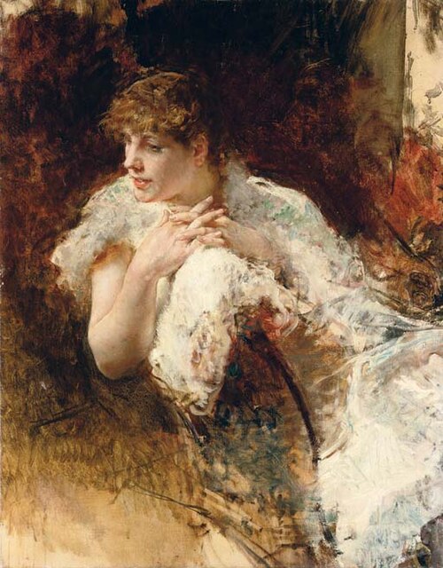 Neapolitan lady, 1879, Giuseppe De Nittis