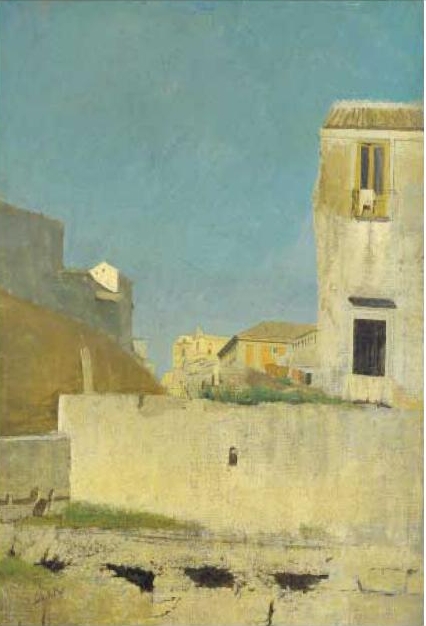 Street of Naples, 1865, Giuseppe De Nittis
