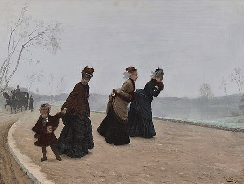 How cold!, 1874, Giuseppe De Nittis