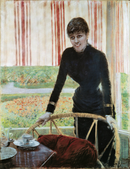 Coffee on the veranda, 1883, Giuseppe De Nittis