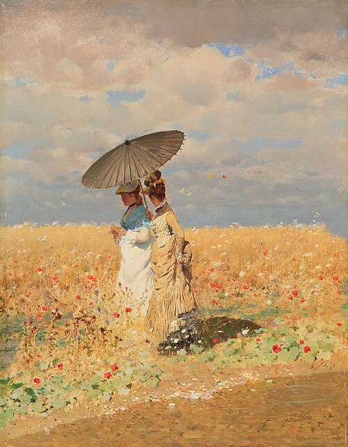 Dans le blé, 1873, Giuseppe De Nittis