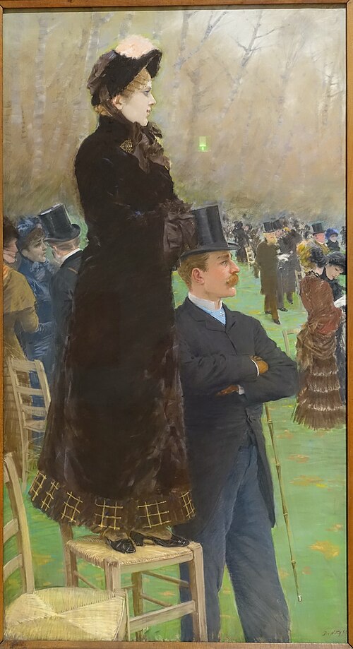 On the chair, 1881, Giuseppe De Nittis