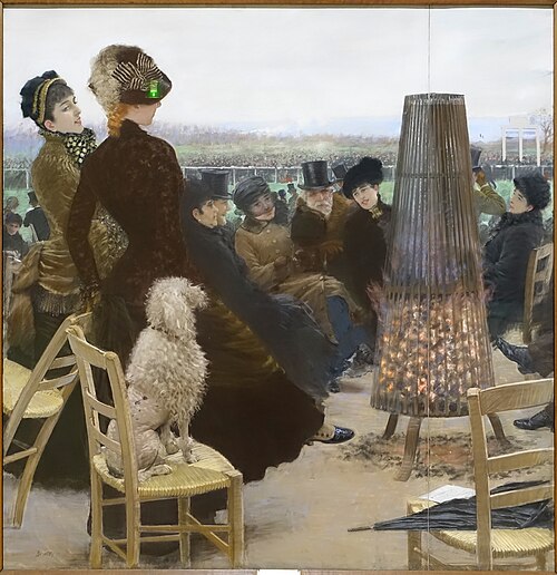 Next to the stove, 1881, Giuseppe De Nittis