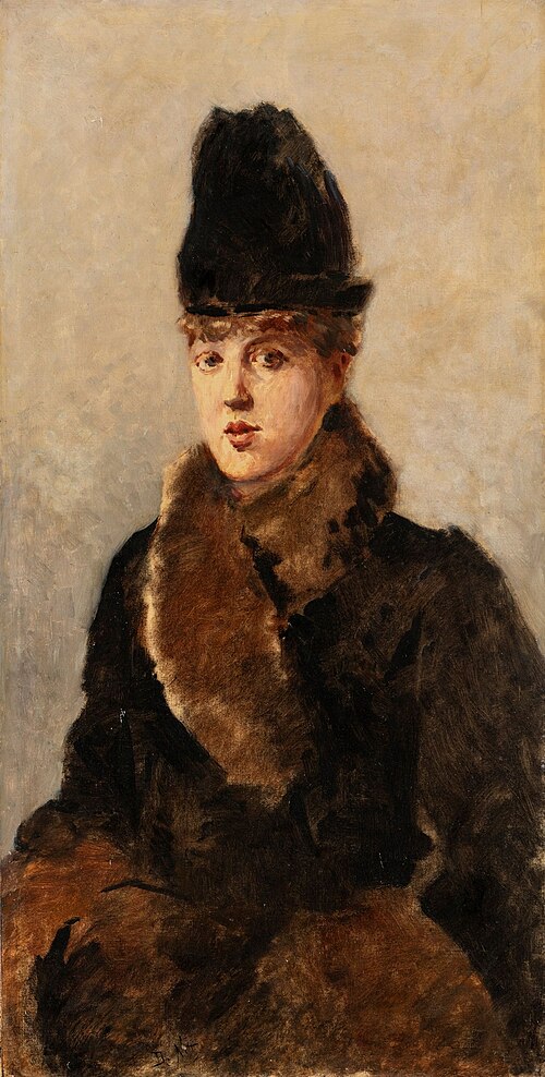 Portrait of a Parisian woman, 1883, Giuseppe De Nittis