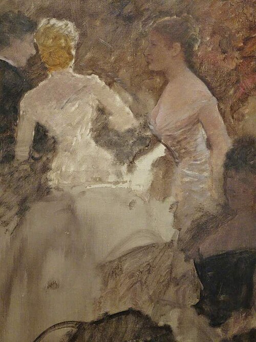In the salon, 1883, Giuseppe De Nittis