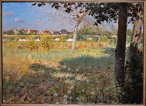 Vieux jardins, 1874, Giuseppe De Nittis
