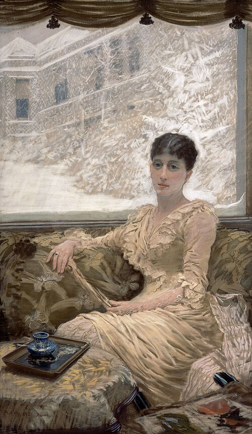 Winter day, 1882, Giuseppe De Nittis