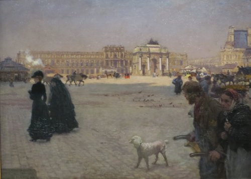 La Place du Carrousel, 1882, Giuseppe De Nittis