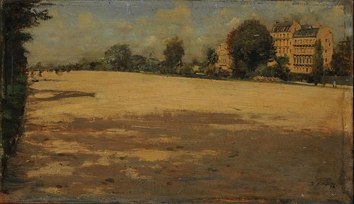 Avenue du Bois de Boulogne, 1874, Giuseppe De Nittis