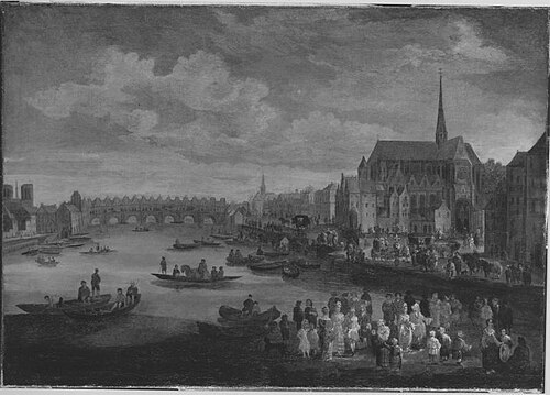 Ansicht von Paris (zugeschrieben), 1673, Pieter Spierinckx