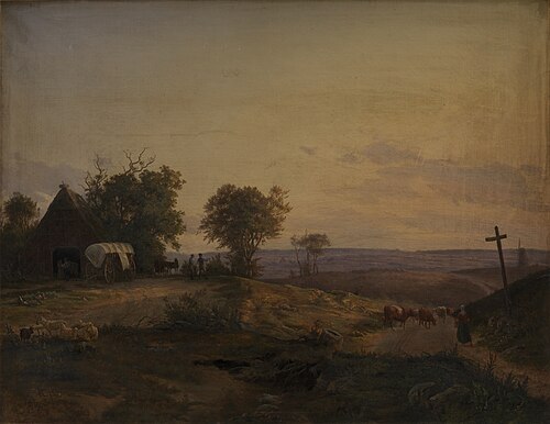 View of the District near Segeberg, Germany, 1839, Frederik Niels Martin Rohde