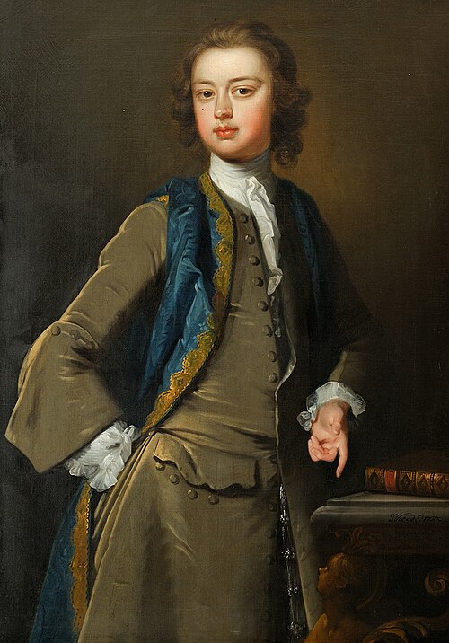 Brownlow Cecil (1725–1793), Lord Burghley, 1737, Isaac Whood