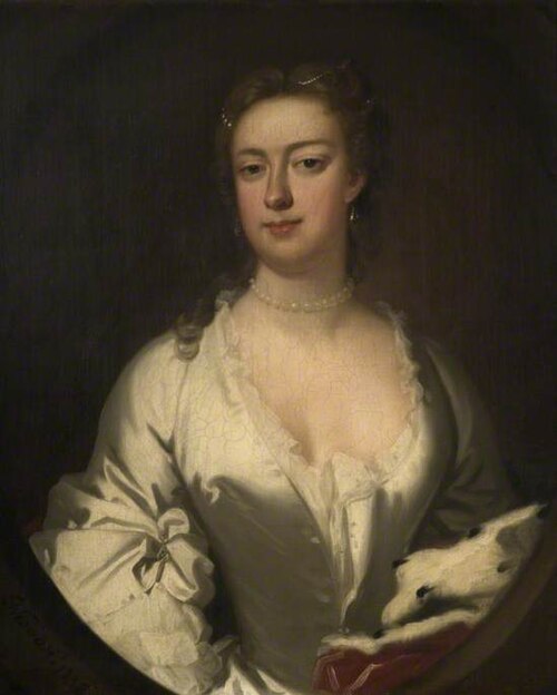Portrait Of A Lady In White And Ermine, 1738, Isaac Whood