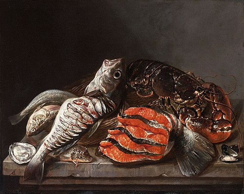 Fish (Still Life), 1673, Isaac van Duynen