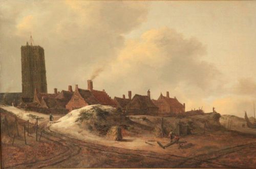 View of Egmond aan Zee, 1646, Isaac van Ruisdael