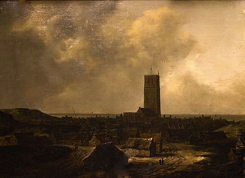Vue d'Egmond aan Zee, 1646, Isaac van Ruisdael
