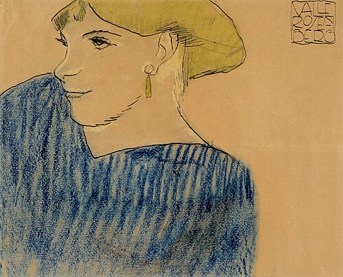 Girl with Green Hair, 1912, Valle Rosenberg