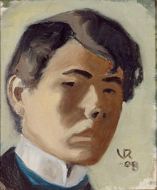 Self Portrait, 1908, Valle Rosenberg