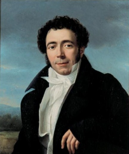 Portrait d'homme sur fond de paysage, 1810, Sophie Chéradame