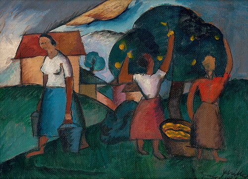 Oberačka, 1921, Géza Schiller