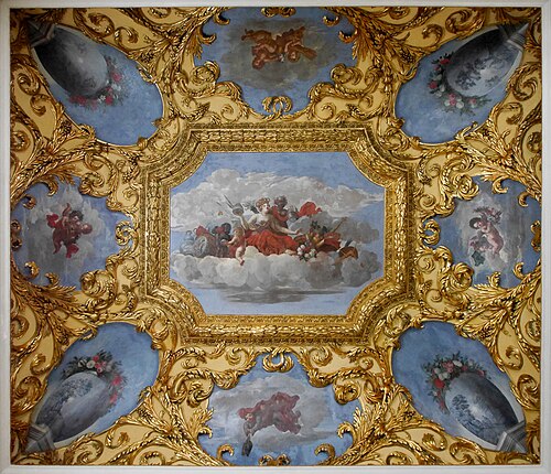 Auf Wolken thronende Europa, 1685, Jacques Vaillant