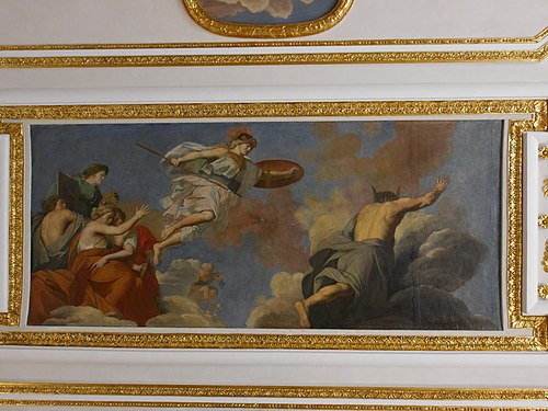 Göttin Minerva als Beschützerin der Künste und Wissenschaft, , Jacques Vaillant