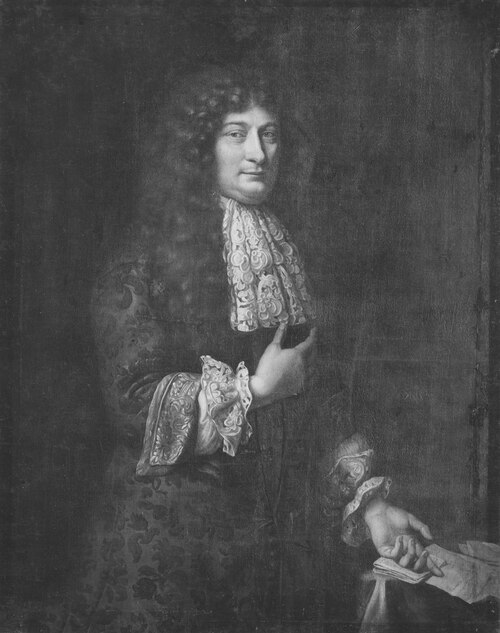 Portrait of Johan Larsson Paulin Olivecrantz, 1633-1707, 1679, Bernard Vaillant