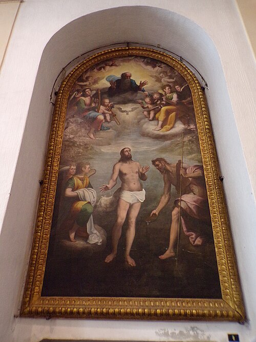 Baptism of Christ, 1590, Alessandro Semino