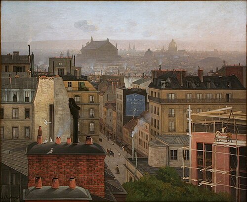 View of Paris from Montmartre, 1887, Antonín Chittussi