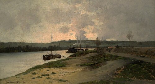 Landscape with the Seine, 1885, Antonín Chittussi