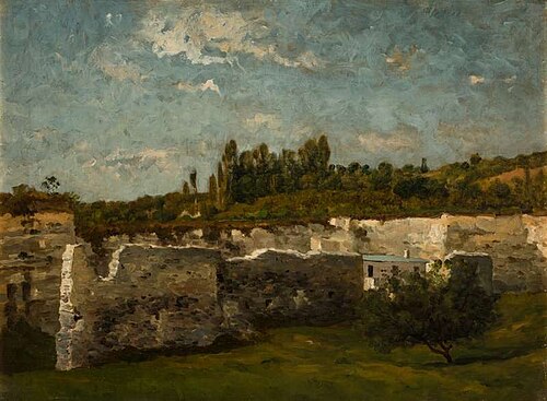 Countryside with a Quarry near Champigny (Landscape with a Broken-Down Wall), , Antonín Chittussi