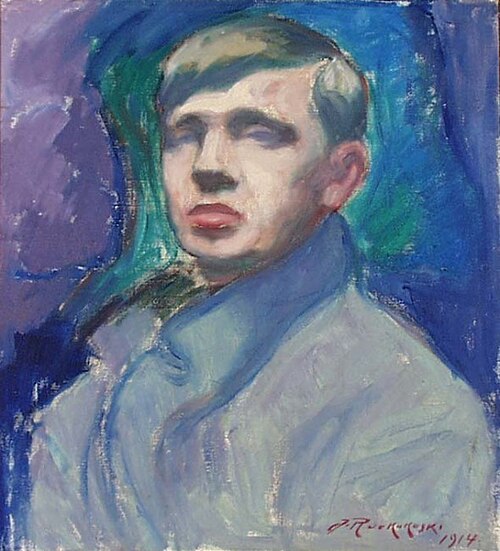 Autoportrait, 1914, Jalmari Ruokokoski