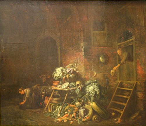 Intérieur rustique., 1639, François Ryckhals