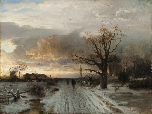 Winter Landscape, 1874, Gustaf Rydberg