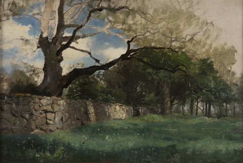 Landscape at Torsebro, near Kristianstad, 1884, Gustaf Rydberg