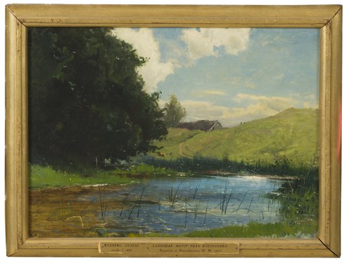 Landscape at Köpingebro, near Ystad, 1876, Gustaf Rydberg
