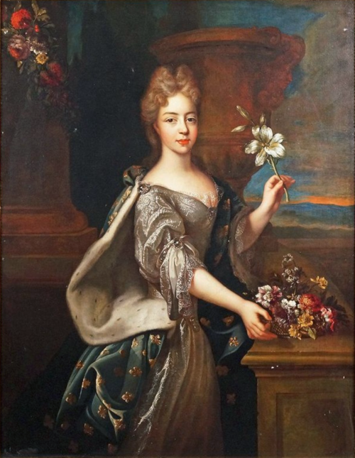 Portrait of Marie Adélaïde of Savoy, Duchess of Burgundy, 1700, École française de peinture