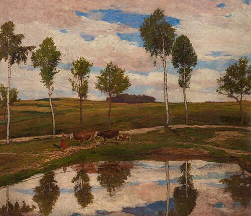 At Kameničky, 1904, Antonín Slavíček